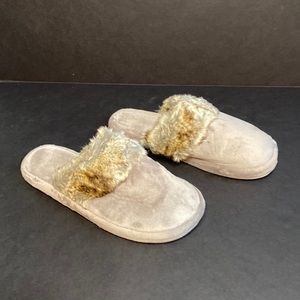 New  faux fur mule slippers